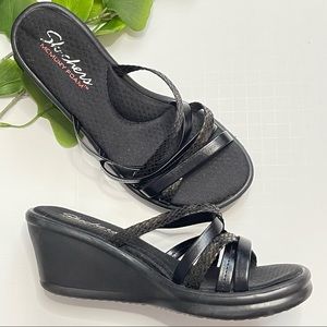 Platform wedge sandals | Skechers